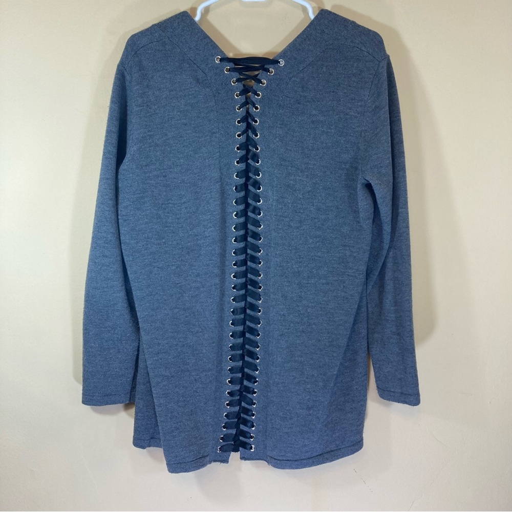 John + Jenn Lace Up Cardigan